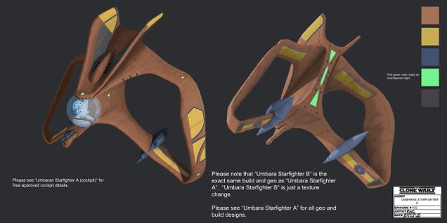Yes, this Star Wars starfighter is based on part of a dinosaur skeleton