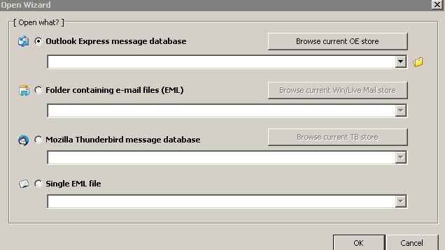 Mailviewer Opens Old Outlook, Thunderbird, and Windows Live Emails