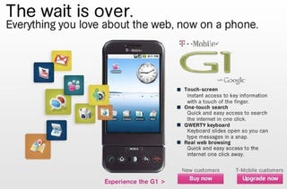T-Mobile G1 Available in Retail Stores Nationwide Today