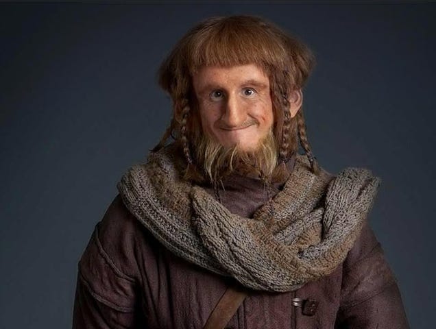 Hobbit headshots show off the many braided beards of Middle Earth's dwarves