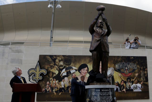 Saints Build Statue Of Man Who Tried To Move The Team