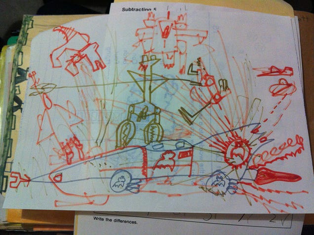 A Child's Sketchbook From the 1980s, Preserved For the 21st Century