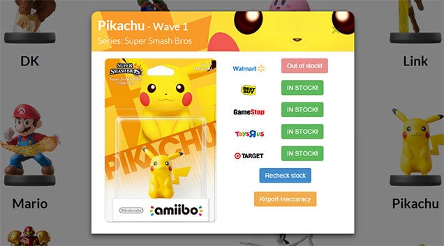 Website Will Track Amiibo Stock So You Don't Have To