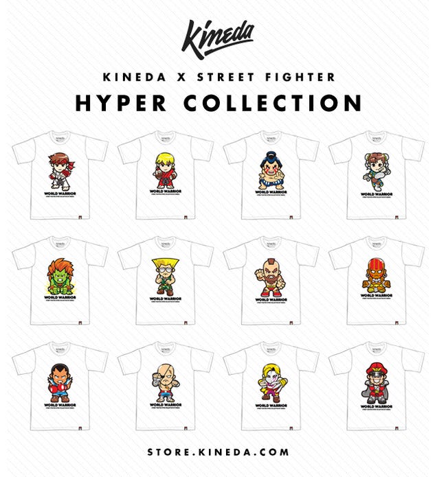 These Street Fighter Shirts Aren't Exactly Intimidating