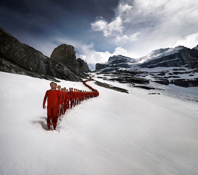 amazing photos of a hundred mountaineers doing crazy stunts in