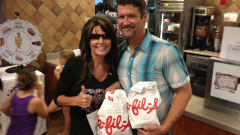 Sarah Palin Went to Chick-fil-A Just To Let Everyone Know She Hates Gay People