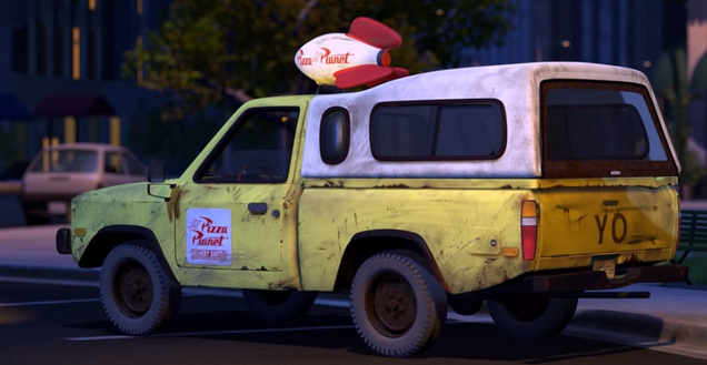 Esta camioneta de reparto sale en casi todas las películas de Pixar