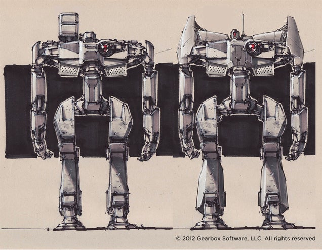 Some of The Concept Art Behind Borderlands 2