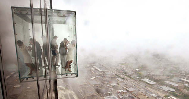 The Willis Tower's 103rd Floor Glass Skydeck Cracked Last Night