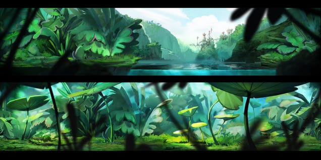 Drown Your Eyeballs in Rayman: Origins' Gorgeous Concept Art