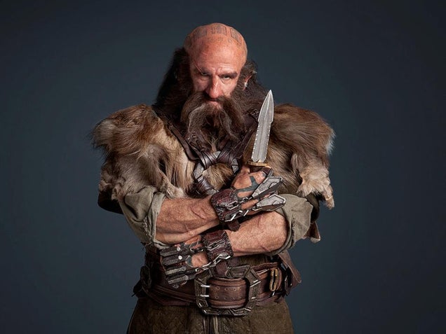 Hobbit headshots show off the many braided beards of Middle Earth's dwarves