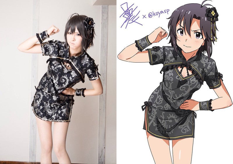 Cosplayers Turned into Drawings