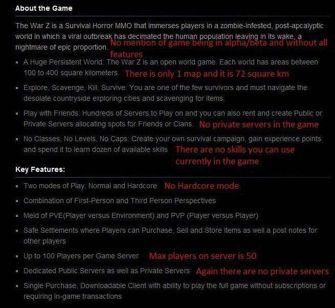 Fans Rage Over War Z's Misleading Steam Description, But Devs Say '93% Of Our Customers Like The Game'