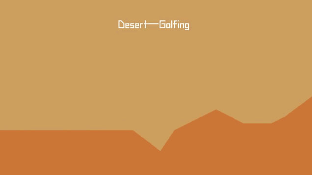 It Takes Almost An Hour To Fly Over 10,000 Holes in Desert Golfing