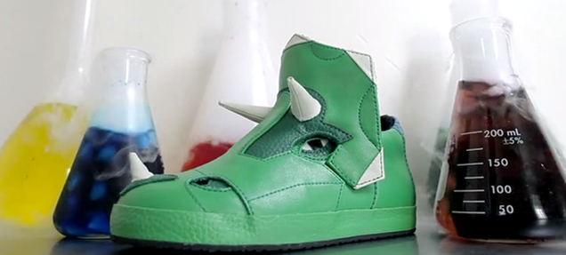 Dinosaurs Can Roam the Earth Again With Righteous Tricera Hi-Top Shoes