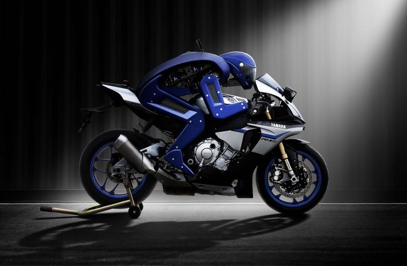 Yamaha Says Its Motorcycle-Riding Robot Will Beat Rossi's Records By 2017