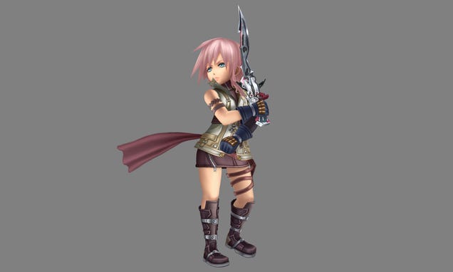 Iconic Final Fantasy Characters Made All Big-Headed and Cute