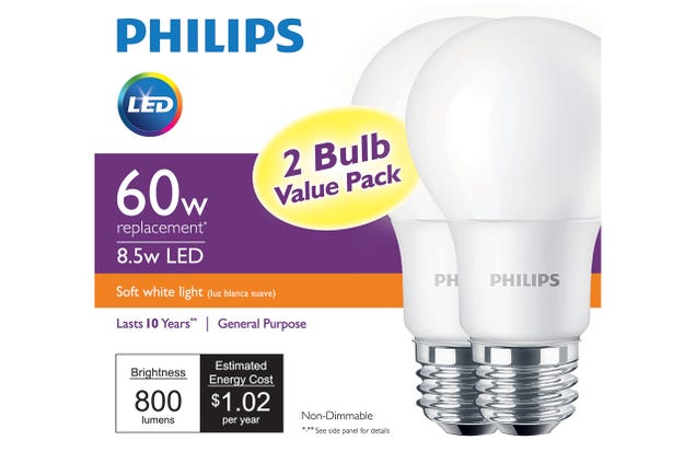 $2.50 LED bulb 60 watt at Home Depot Vprhlnkzyjzjid6jlo1h