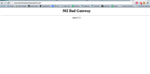 The Site That Tells You if Sites Are Down Is Down