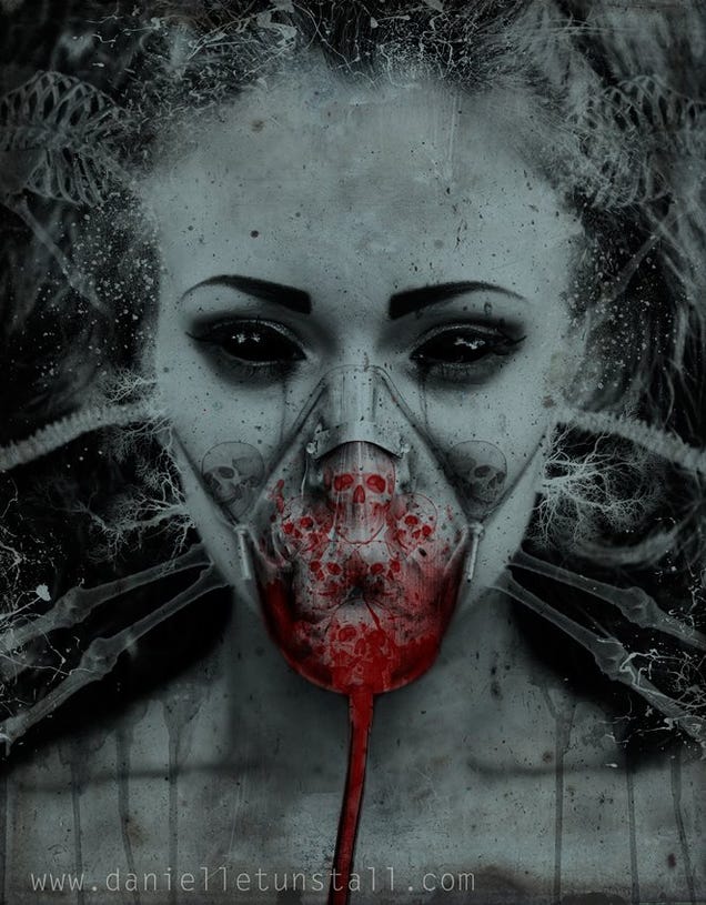 The disturbing horror portraits of Danielle Tunstall (NSFW)