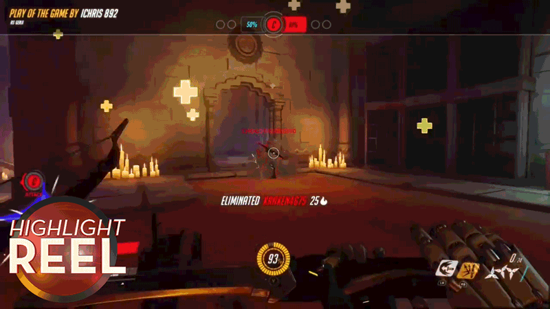 Overwatch Player Has An Excellent Backhand