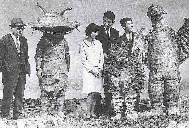 Behind-the-scenes Godzilla photos were charming, absolutely ridiculous