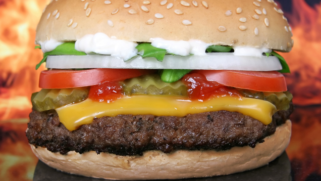 Cook the Sides of a Burger Patty by Adding Water