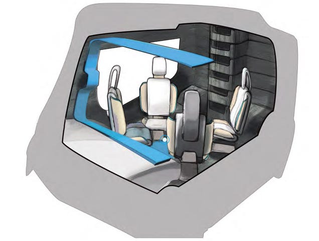 In this eensy-weensy pod house, your car is your living room