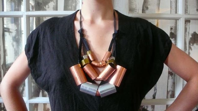 How To Make A Necklace Out Of Things You Can Find At The Hardware Store
