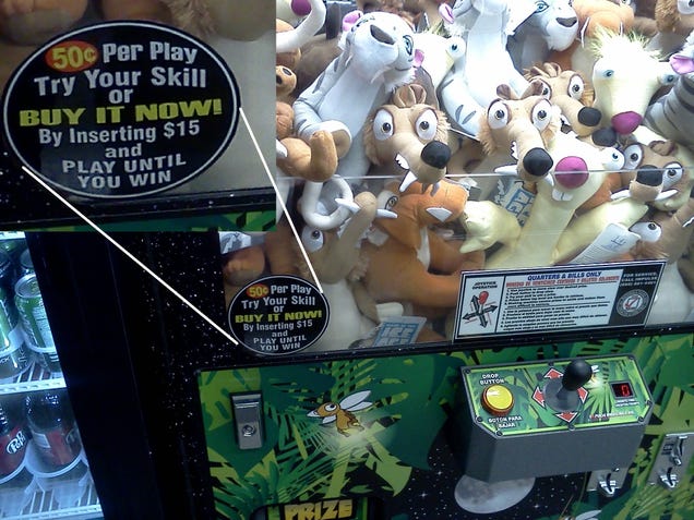 Pay To Play Claw Game