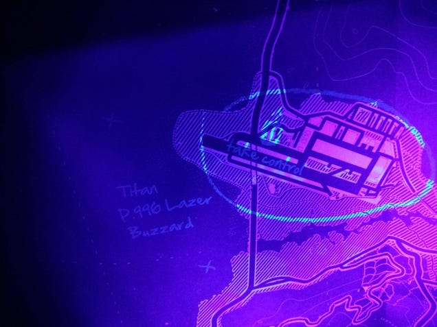 Official GTA 5 Map Shows UFO Crash Sites Easter Egg Under Blacklight!