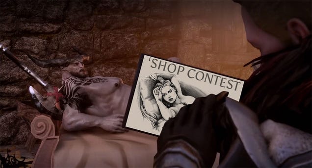 Kotaku 'Shop Contest: "Draw Me Like One Of Your Orlesian Qunari"