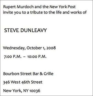 Goodbye, Steve Dunleavy