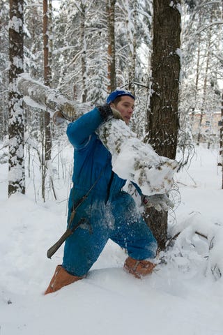 In Kazakhstan, cosmonauts must go through winter wilderness training to survive reentry