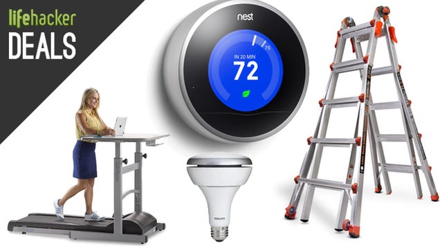 Deals: Rare Nest Thermostat Discount, Motorola Modem, Treadmill Desk