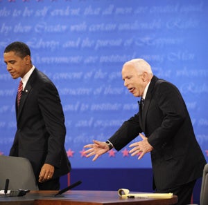 John McCain Spews Rhetorical Chunks Into The Lap Of America