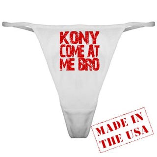 Your Guide to Knockoff KONY 2012 Merchandise, from Thongs to Hunger Games Crossover T-Shirts