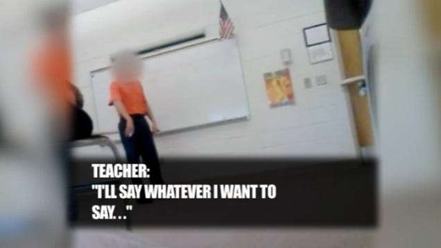 Special Needs Student Films Teacher Going Psycho on Him