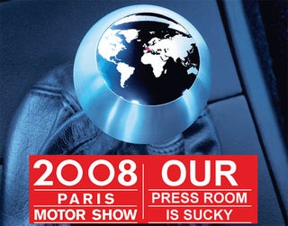 Top Ten Reasons The Paris Auto Show Press Room Sucks