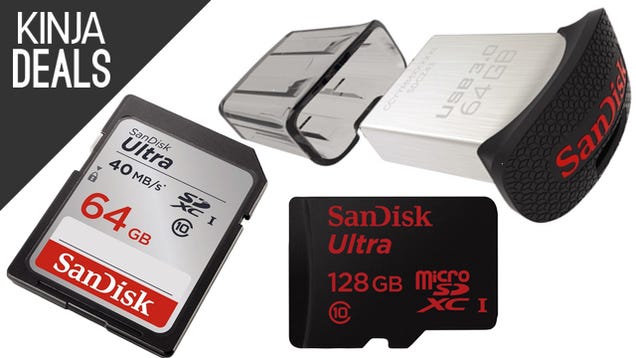 Stock Up on Cheap Flash Storage From Amazon, Today Only