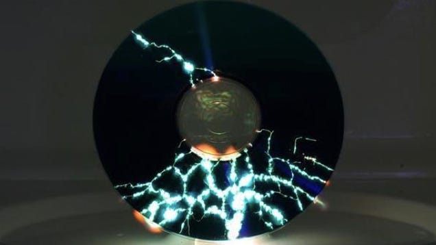 The Beauty of a Microwaved CD