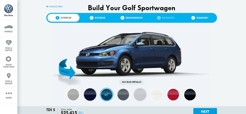 Golf configurator