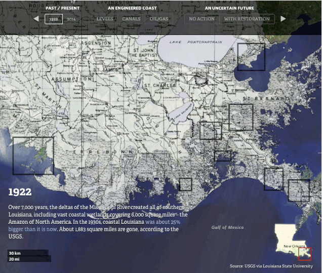 Louisiana Is Losing An Entire Football Field Of Land Every Hour