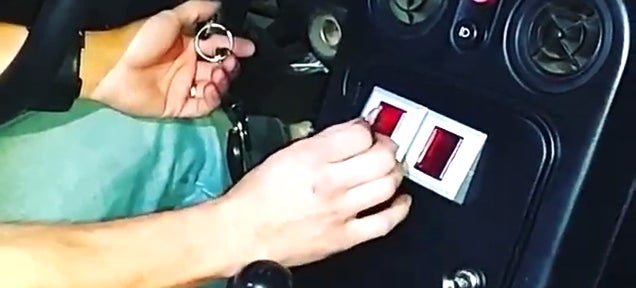 Guy Mods His Real Car With Arcade Coin Start