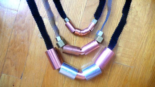 How To Make A Necklace Out Of Things You Can Find At The Hardware Store