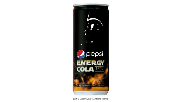 There's Now Darth Vader "Energy Cola" Pepsi in Japan