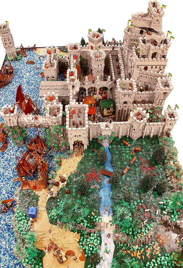 That's How You Build A Giant LEGO Castle