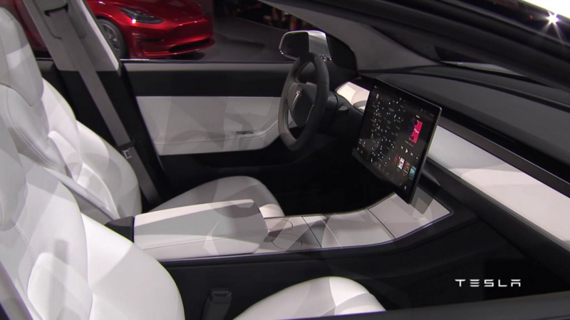 What Secret Is Elon Musk Keeping About The Interior Of The Tesla Model 3?