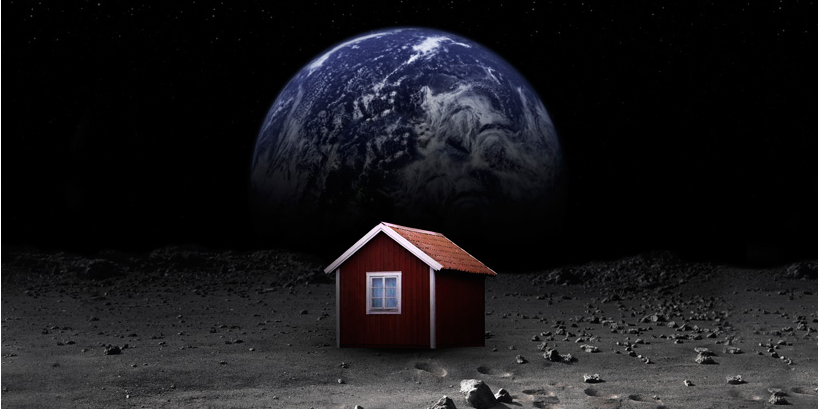 One Man's Crazy Quest To Build a Tiny House on the Moon