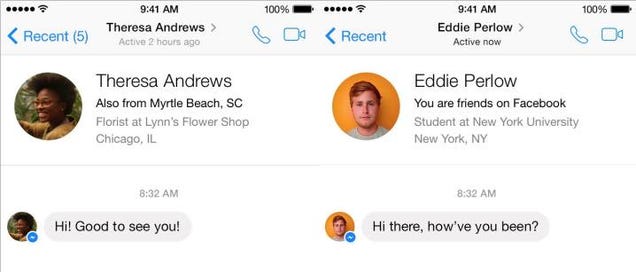 photo of Facebook Messenger Now Has 'Caller ID' So You Know Who's Messaging image